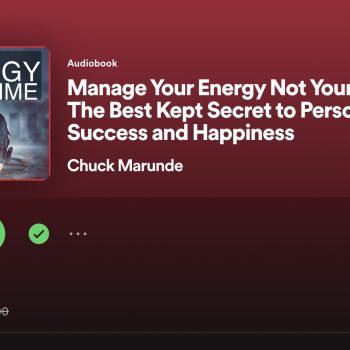Manage Your Energy Not Your Time