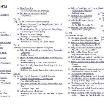 Master Guide of Optimal Health and Longevity