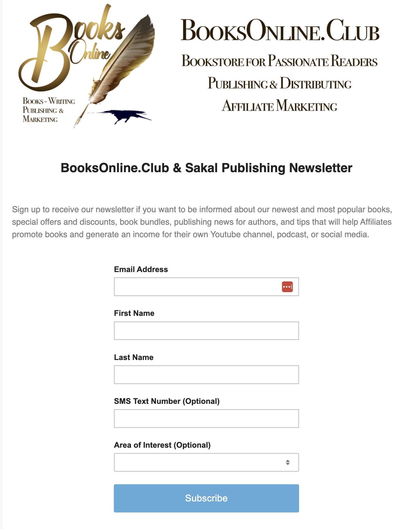 BooksOnlince.Club Newsletter