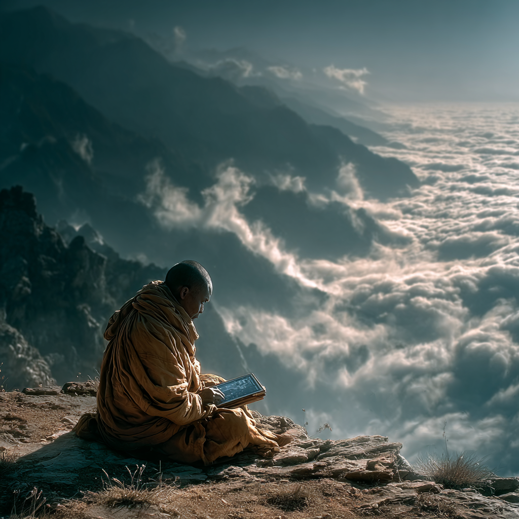 Himalayan Monk using BooksOnline