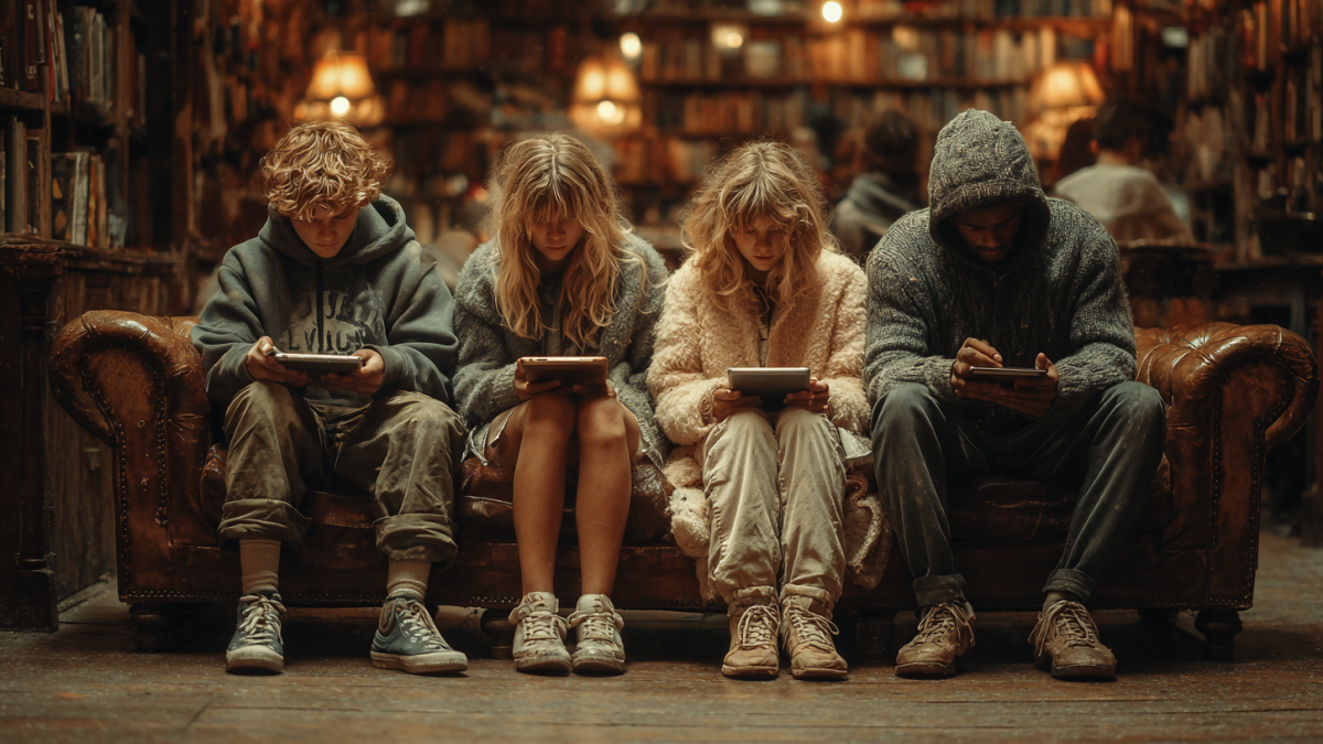 readers on their ipads